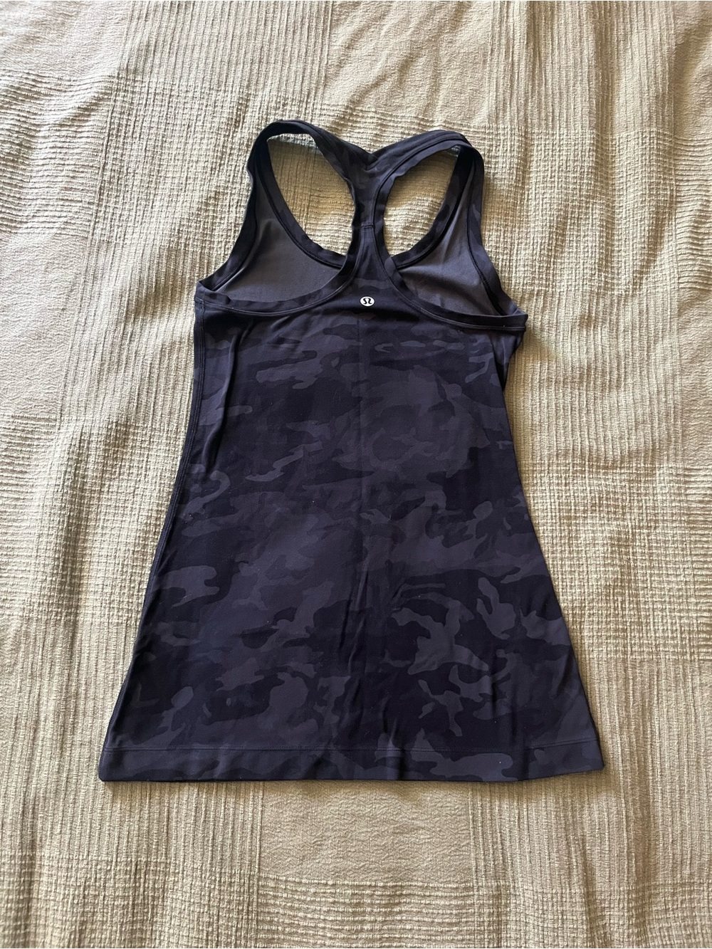Lululemon Black Camo Racerback Tank